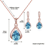 Élégance™ | Ensemble de bijoux en cuivre, style raffiné