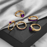 Bague en améthyste
