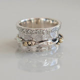 Bague vintage plaquée argent