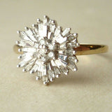 Bague vintage Starbust