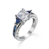 Bague zircone étincelante haut de gamme