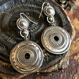 Boucles d'oreilles arrondies en argent