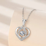 Collier pendentif cœur battant