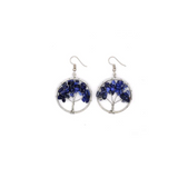 Boucles d'oreilles en cristal naturel Wishing Tree