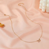 Collier d'amour Temperament Double Peach Heart