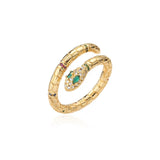 Bague serpent vintage en or