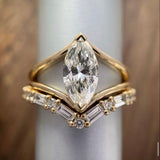 Bague vintage élégante en cristal