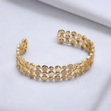 Bracelet manchette hexagonal Gavriella