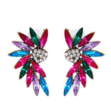 Boucles d'oreilles Heart Wings avec zircones