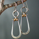 Boucles d'oreilles pendantes vintage