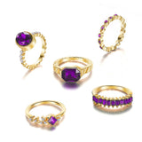 Bague en améthyste