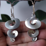 Boucles Spirales™ | Boucles d'oreilles argent vintage