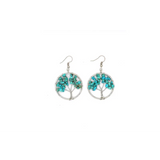 Boucles d'oreilles en cristal naturel Wishing Tree