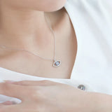Collier en argent sterling avec œil maléfique