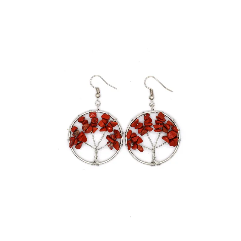 Boucles d'oreilles en cristal naturel Wishing Tree