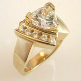 Bague vintage en or avec diamant