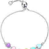 Bracelet en argent sterling avec empreintes de pattes – Taille ajustable
