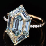 Bague vintage Blue Goldie