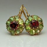 Boucles d'oreilles Cristal™ | Élégance ronde en couleur
