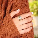 Bague de méditation en pierre de lune