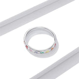 Bague en argent sterling avec motif patte