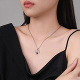 Collier avec empreinte de patte mignonne