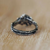 Bague céleste en pierre de lune