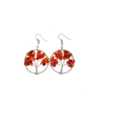 Boucles d'oreilles en cristal naturel Wishing Tree