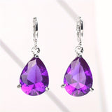 Boucles d'oreilles Tania Améthyste