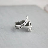 Bague fleur colibri
