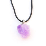 Collier en améthyste rose