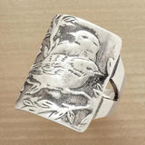 Bague vintage Lovebirds
