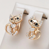 Boucles Élégantes™ | Boucles d'oreilles en zirconium