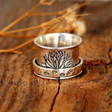 Bague de méditation Tree of Life Spinner