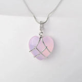 Collier Vintage Moonstone Love