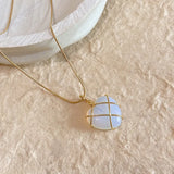 Collier Vintage Moonstone Love