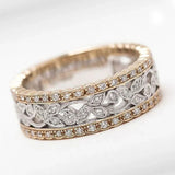Bague Vintage Hollow Brilliance