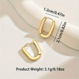 Éclat Géométrique™ | Boucles d'oreilles élégantes