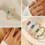 Bague commémorative personnalisée avec pierre de naissance