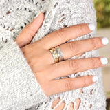 Bague de méditation en pierre de lune