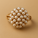 Bague incrustée de perles