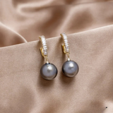 Boucles d'oreilles Chic™ | Perles et zirconium raffinés