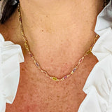 Collier Isabella avec pierres CZ multicolores