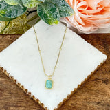 Collier en pierres précieuses Briella Amazonite