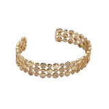 Bracelet manchette hexagonal Gavriella