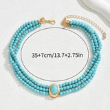 Choker Élégance™ | Collier en turquoise raffinée – FS