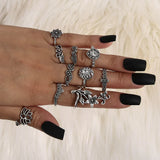Pack de bagues Enchanted Forest en argent antique