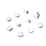 Pack de bagues Enchanted Forest en argent antique
