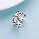 Bague Feuille d'Argent