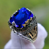 Bague turque vintage avec sceau